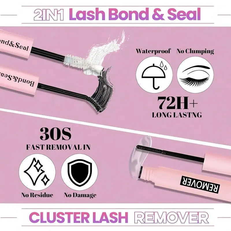 4-in-1 Lash Cluster Kit – Natural Doll Eye Look