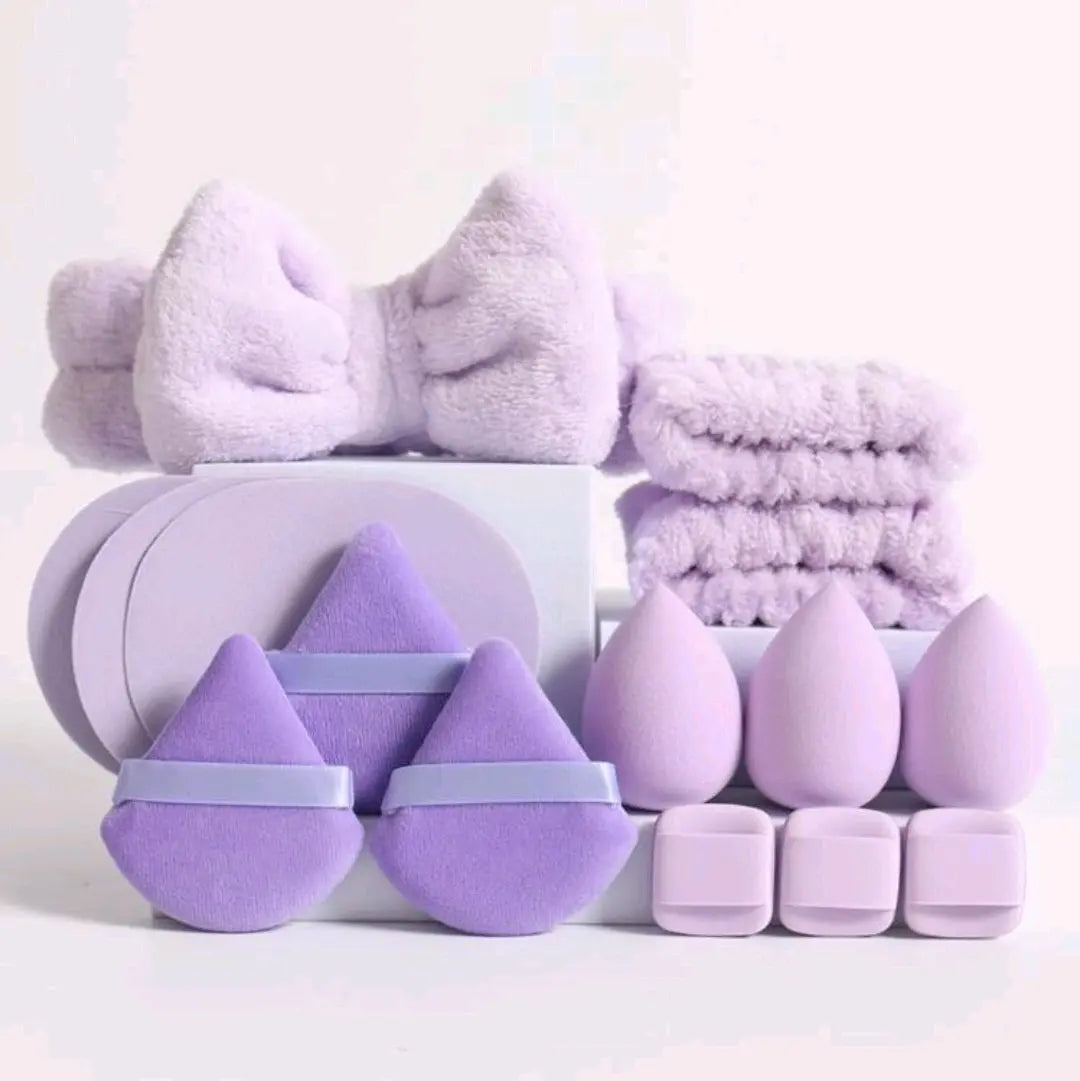 15 Piece Skin and Hair Care Tools, Make-Up Applicator
