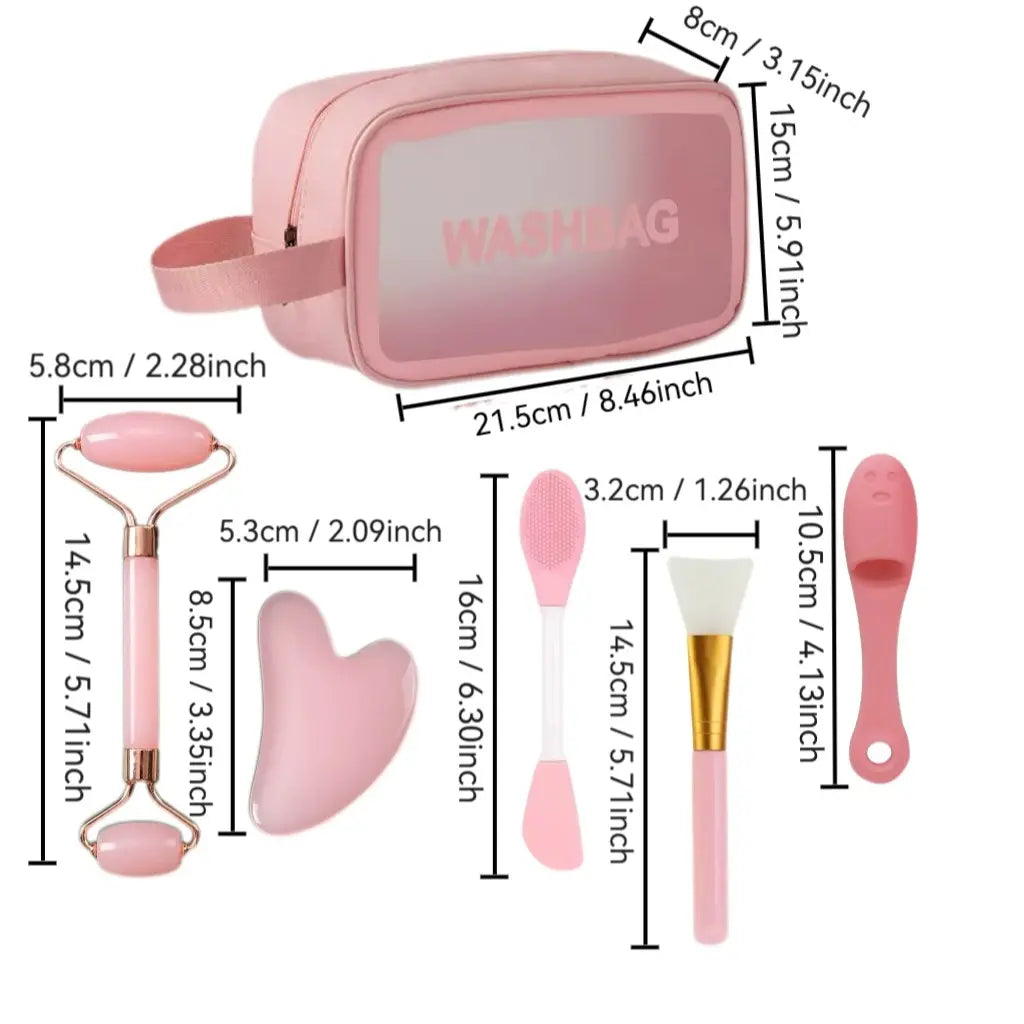 Glow Skincare Essentials Kit – Brush & Facial Tools
