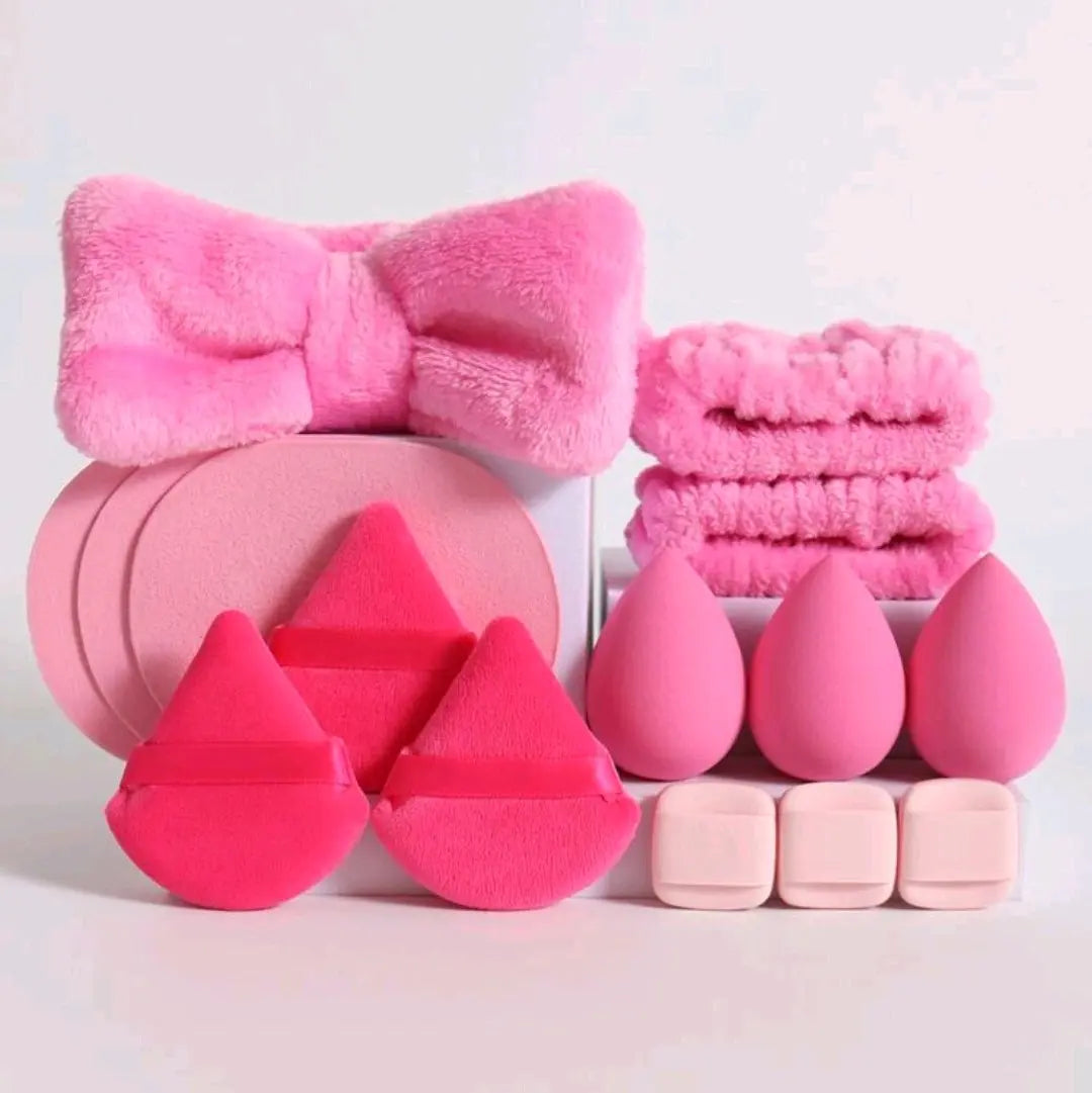 15 Piece Skin and Hair Care Tools, Make-Up Applicator