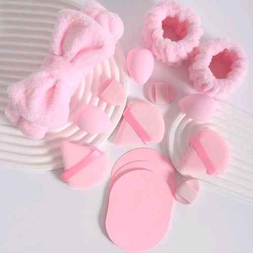 15 Piece Skin and Hair Care Tools, Make-Up Applicator