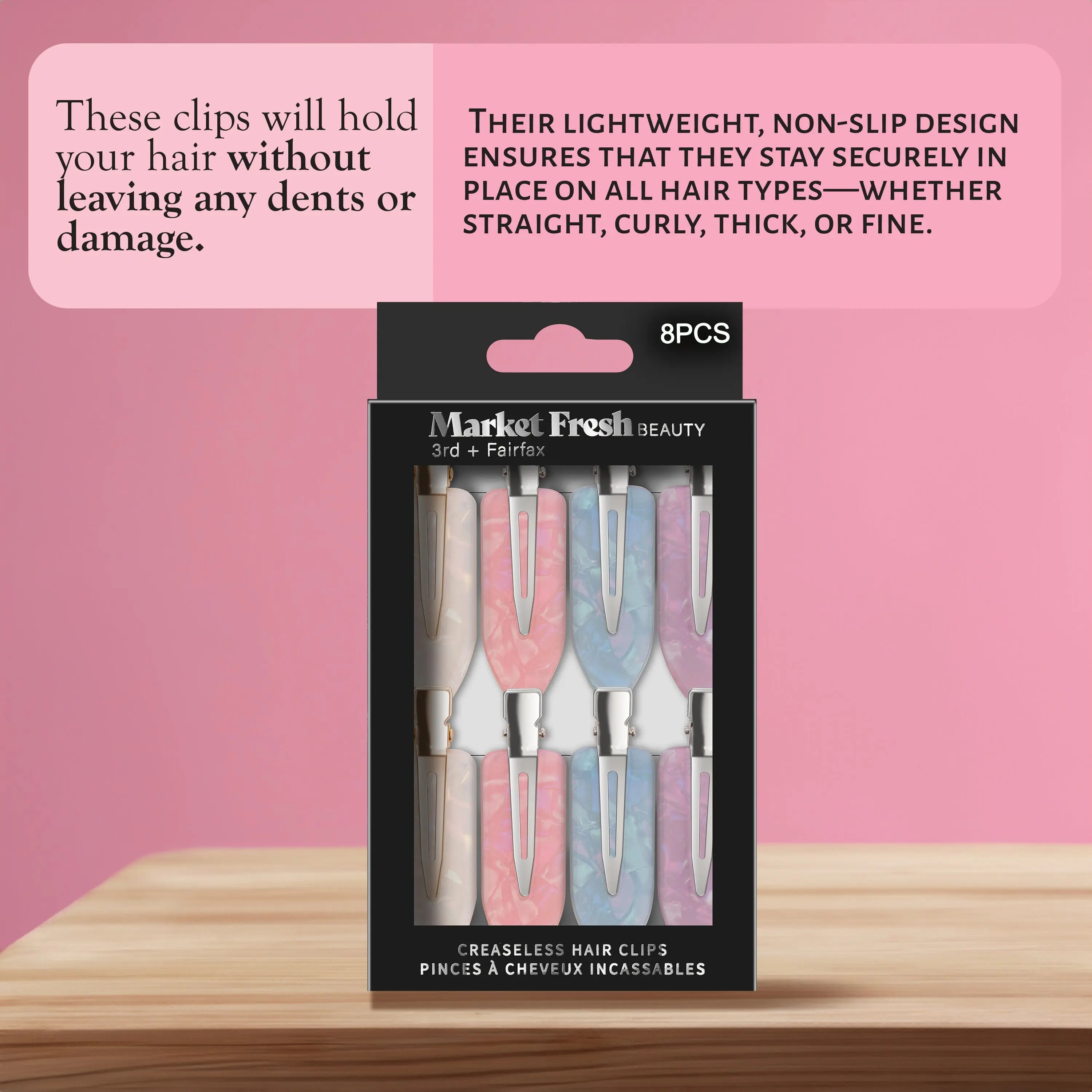 Creaseless Hair Clips Set
