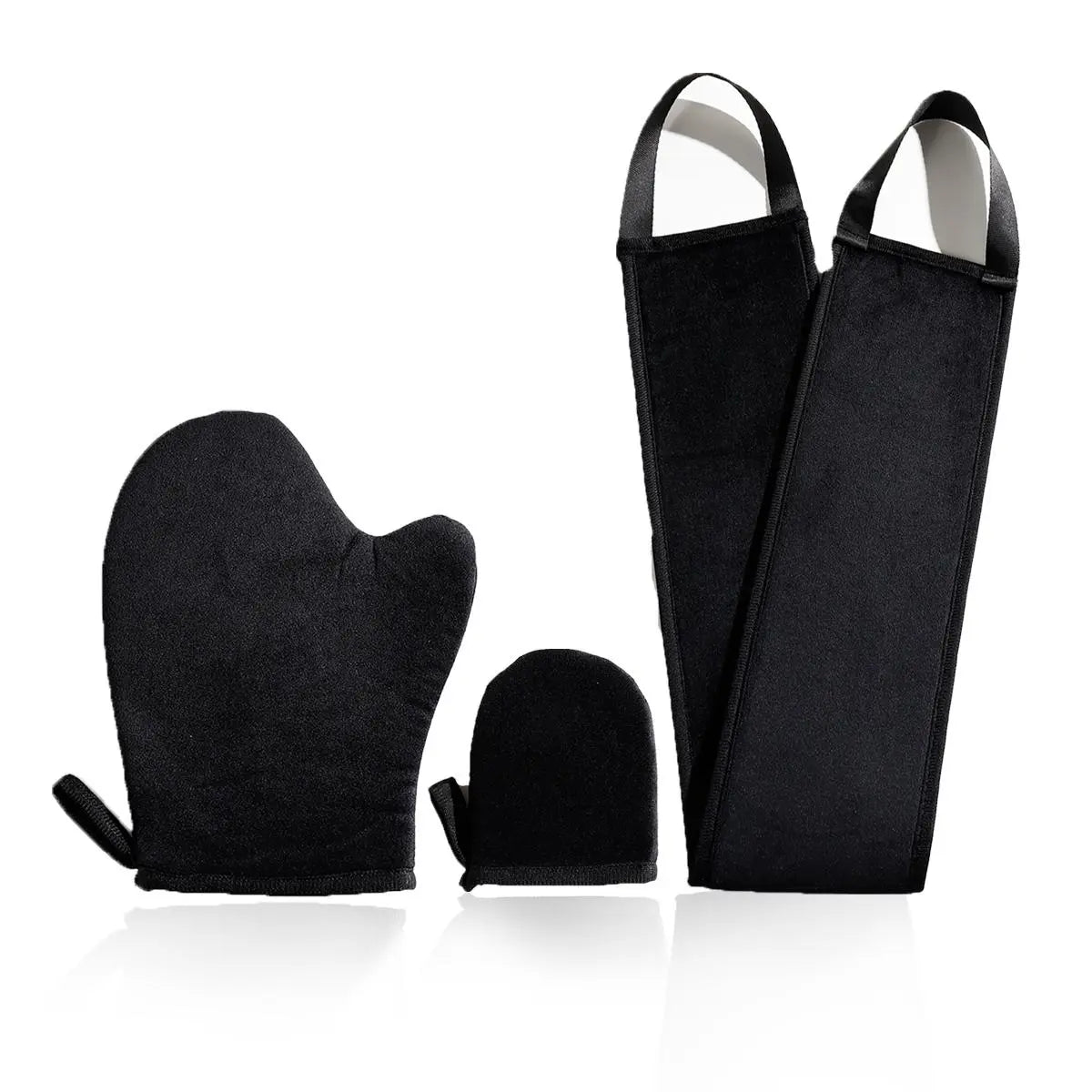 Glow Tan Body Kit – Back Scrubber & Tanning Mitt