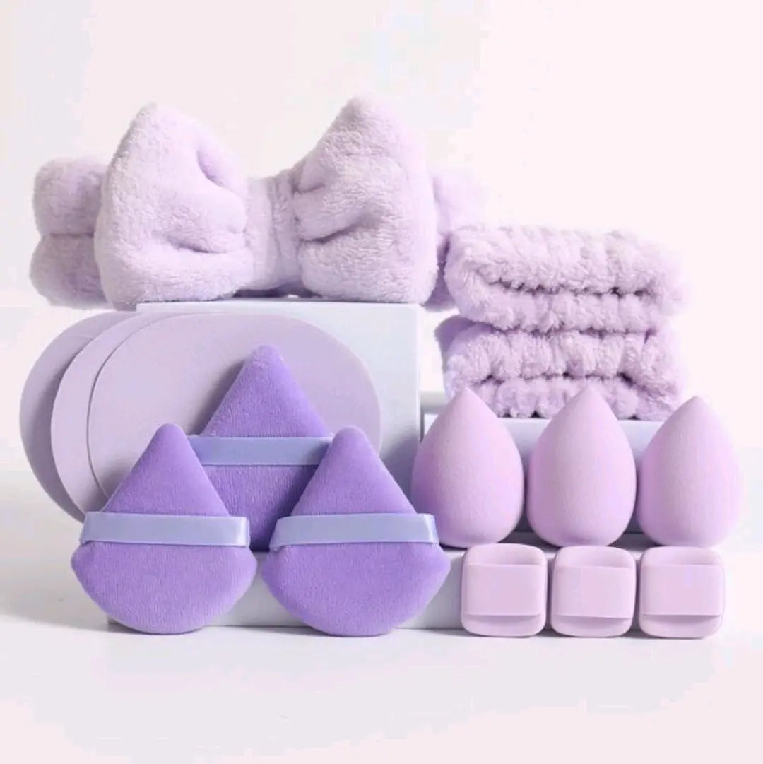 15 Piece Skin and Hair Care Tools, Make-Up Applicator